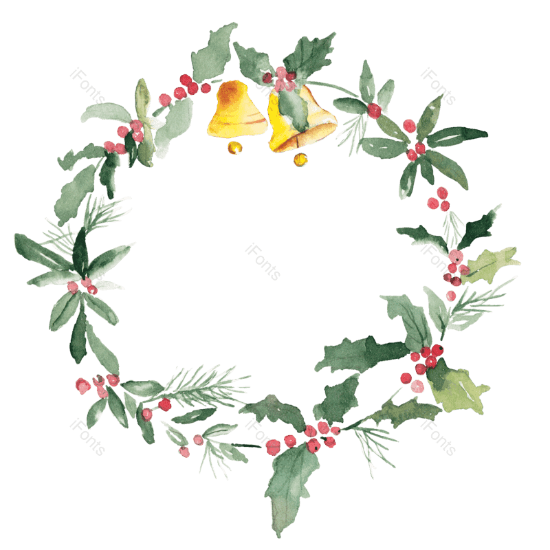 叶子图片,水墨元素,花环PNG,夏天边框免抠素材